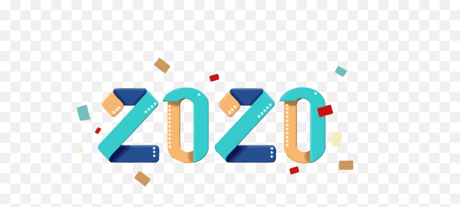 Download New Years 2020 Text Font Line For Happy Year Eve - Vertical Emoji,New Year Png
