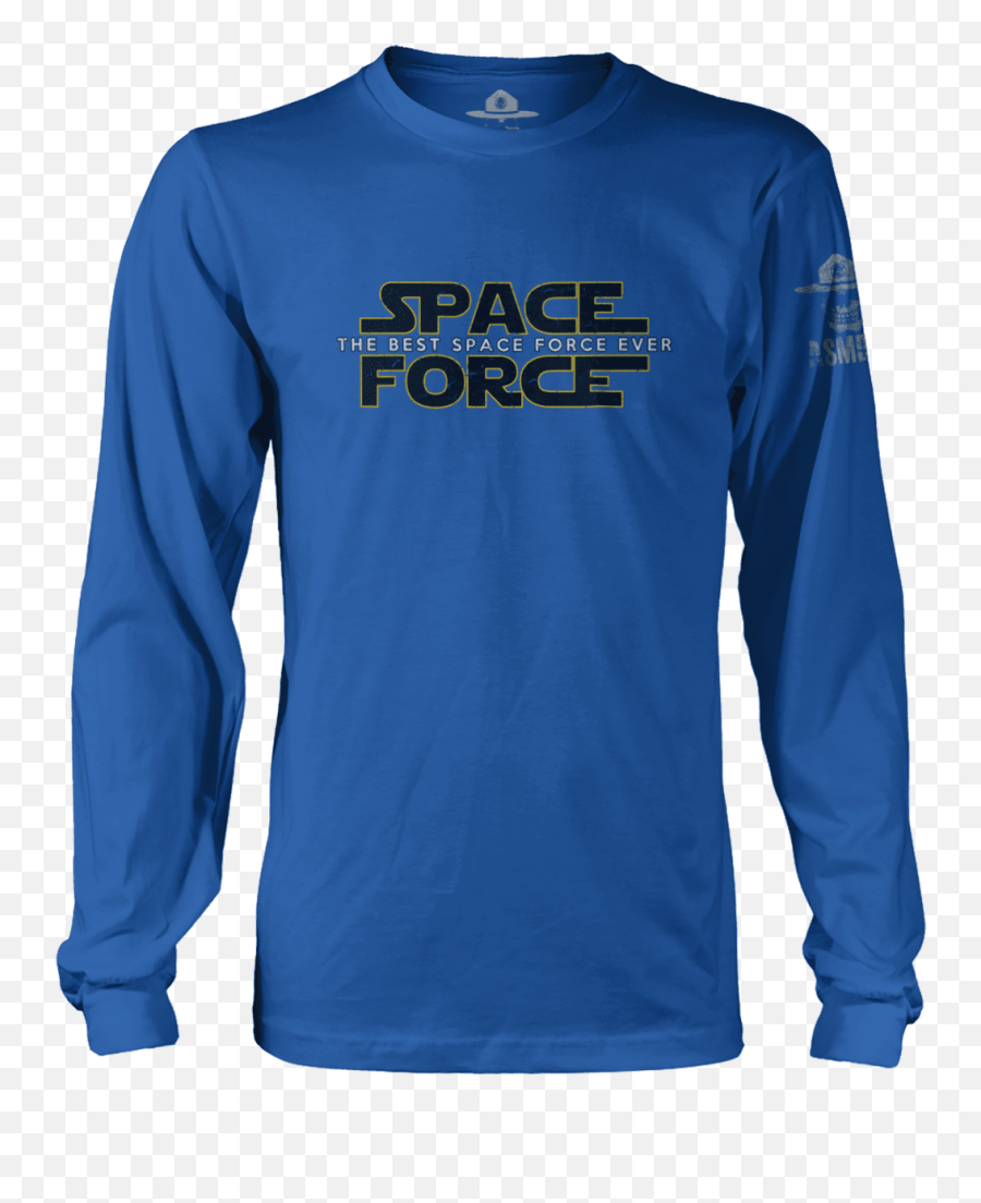 Space Force - Long Sleeve Emoji,Trump Space Force Logo