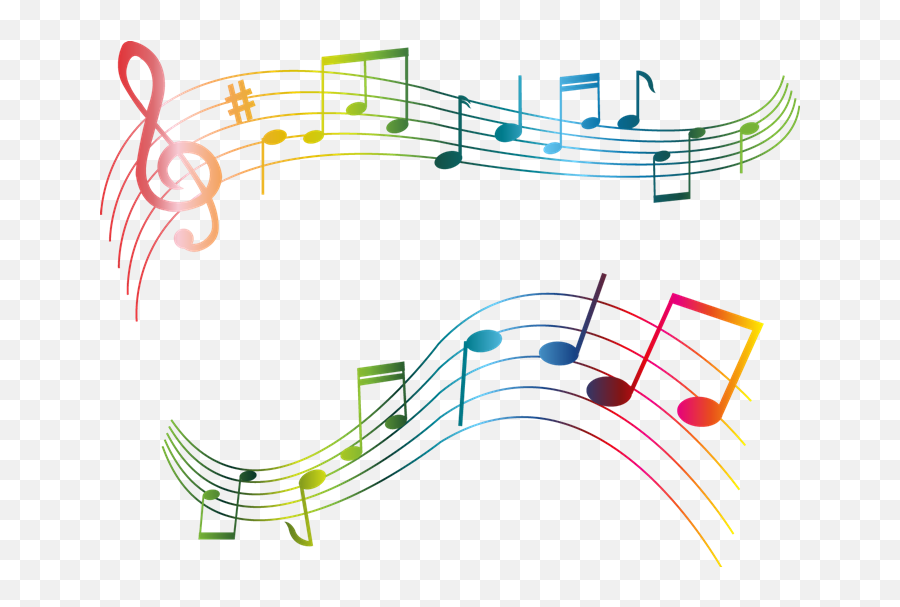 Notas Musicales Colores Png Image - Notes De Musique Clipart Emoji,Notas Musicales Png