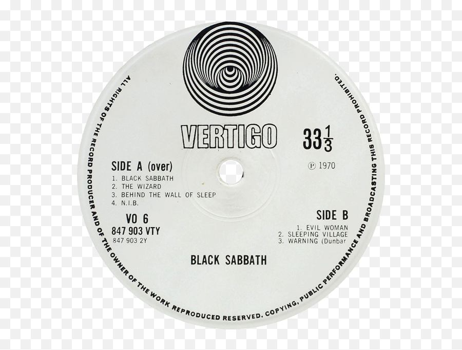 Black Sabbath Rare Record Collector - Vertigo Records Emoji,Black Sabbath Logo