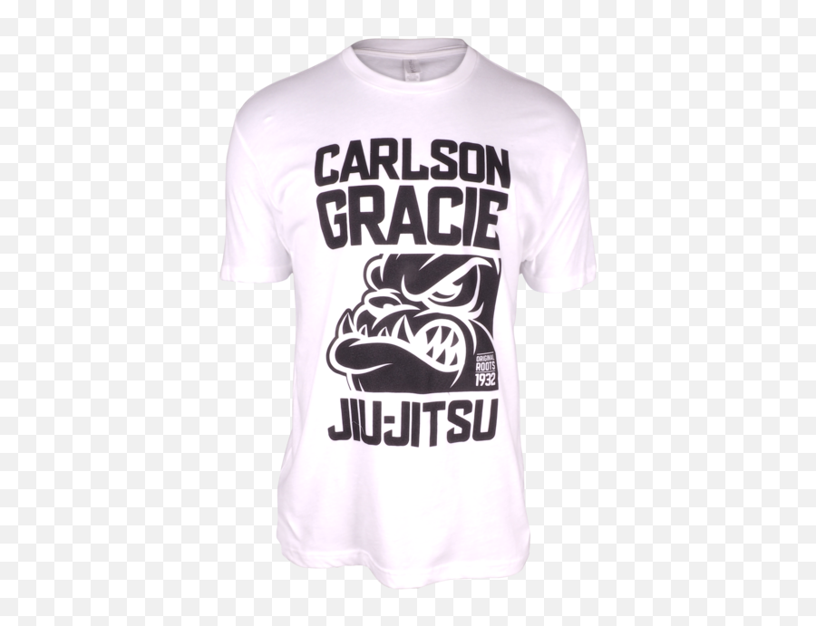 Carlson Gracie Jiu - Jitsu Square Bulldog Tshirt Short Sleeve Emoji,Gracie Barra Logo