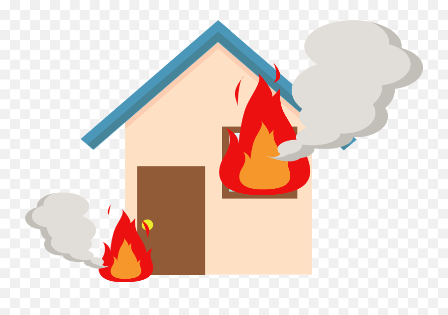 Conflagration Fire Clipart Free Download Transparent Png - Transparent House On Fire Clipart Emoji,Fire Clipart