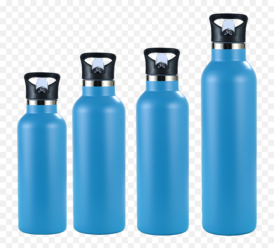 750ml Ss Water Sports Leak Proof Bpa Emoji,Blue Bottle Logo