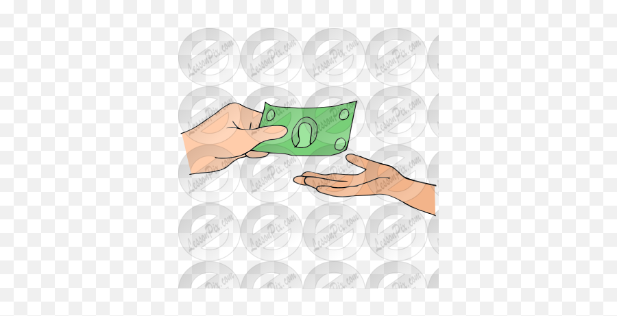 Pay Picture For Classroom Therapy Use - Great Pay Clipart Emoji,Hand Holding Clipart