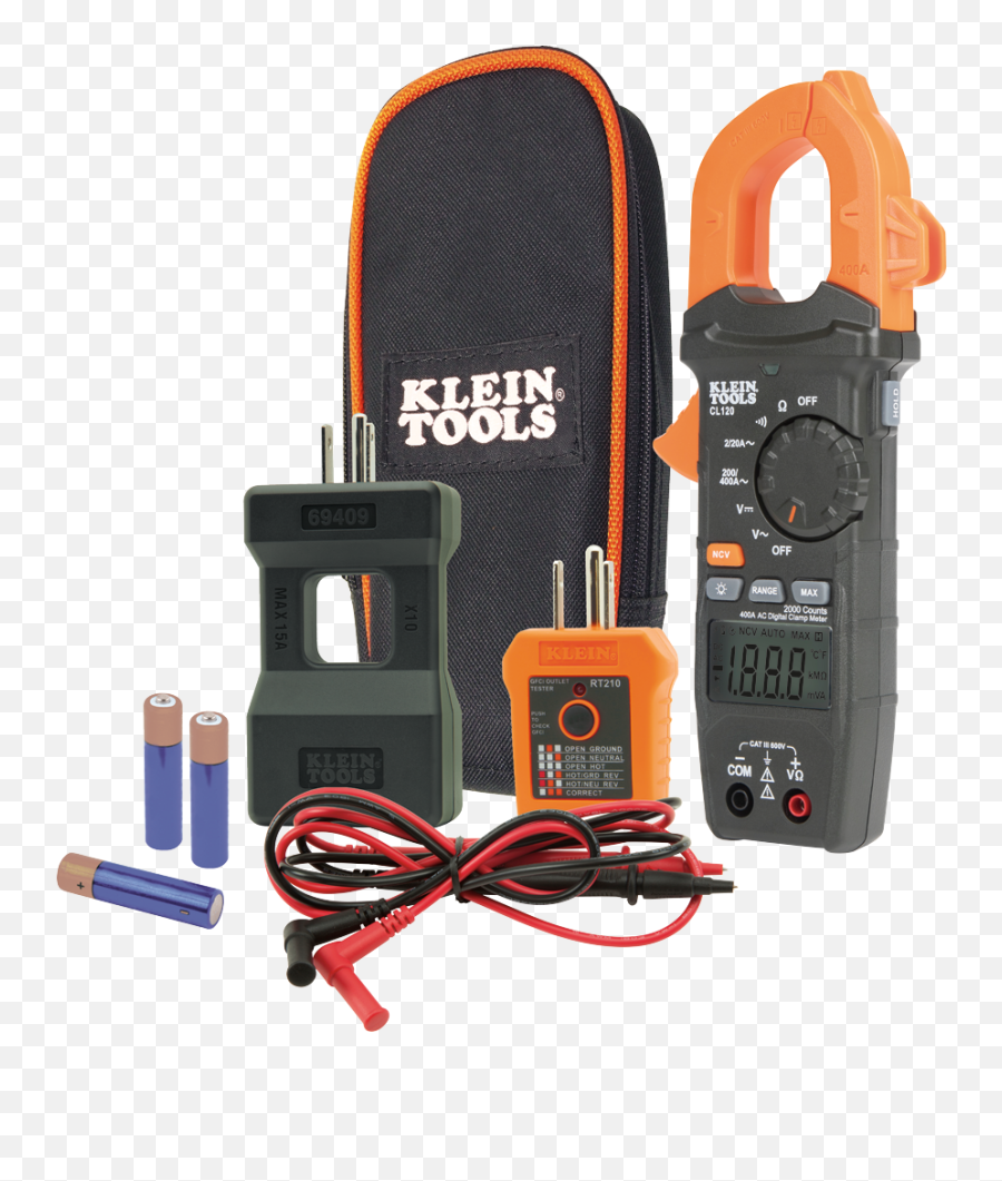 Clamp Meter Electrical Test Kit - Cl120kit Klein Tools Emoji,Electricity Transparent Background
