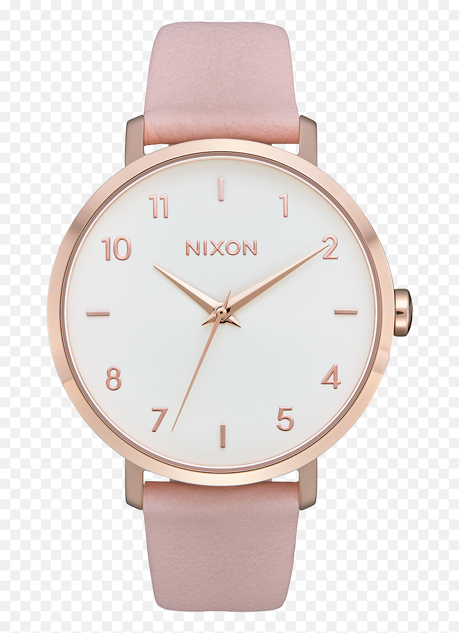 Arrow Leather Watch Rose Gold Light Pink Stainless Emoji,Gold Light Png