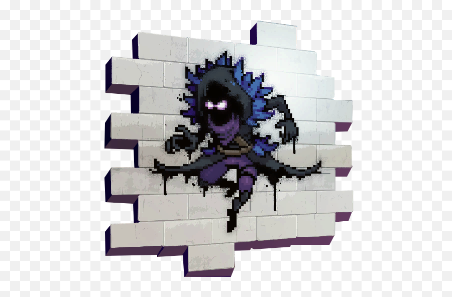 Fortnite Pixel Raven Spray - Png Pictures Images Emoji,Pixelated Png