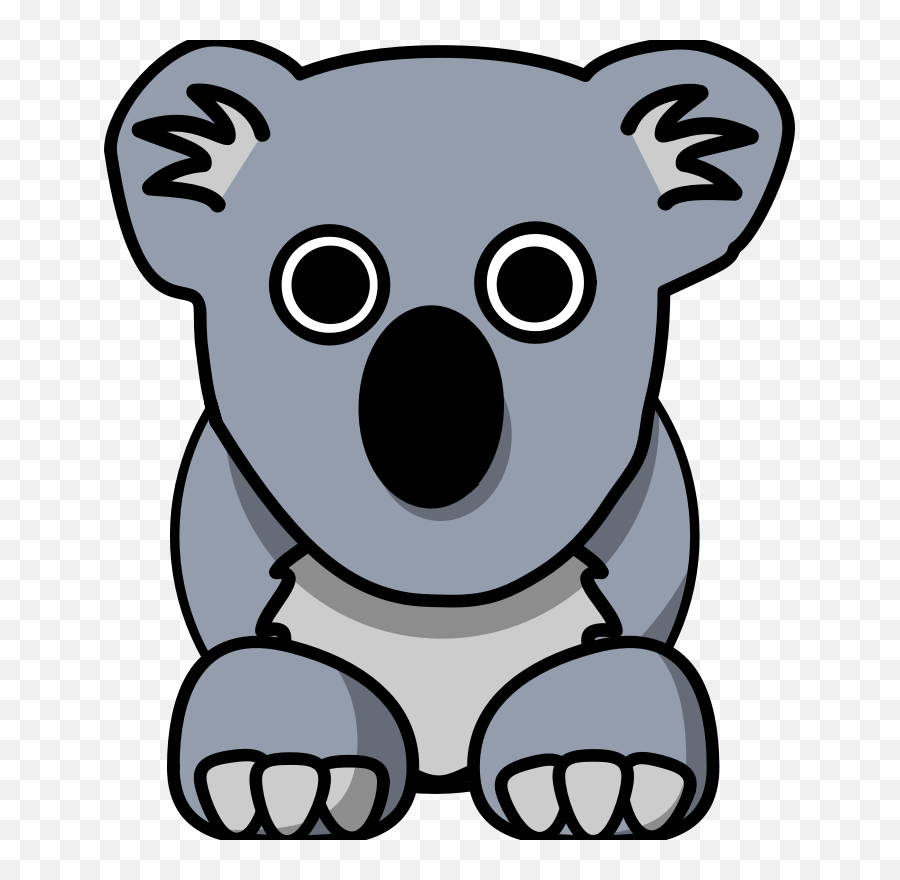 Cartoon Koala Clipart - Cartoon Koala Clipart Emoji,Koala Clipart