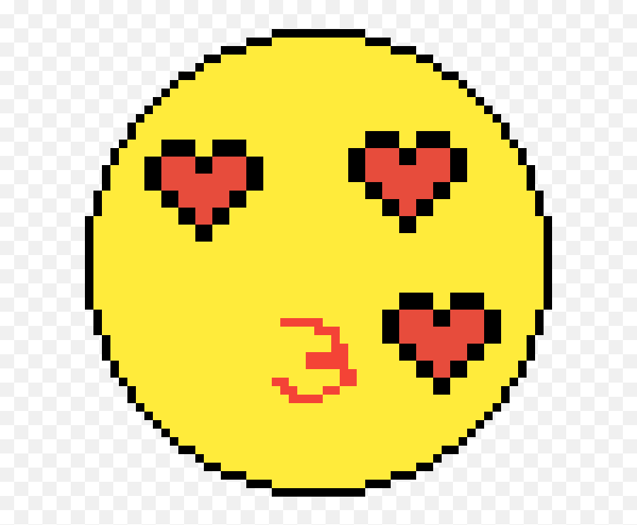 Pixilart - Kissing Emoji By Anonymous,Kissing Emoji Png