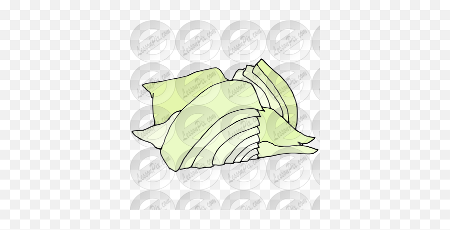 Steamed Cabbage Picture For Classroom Therapy Use - Great Emoji,Lettuce Leaf Clipart