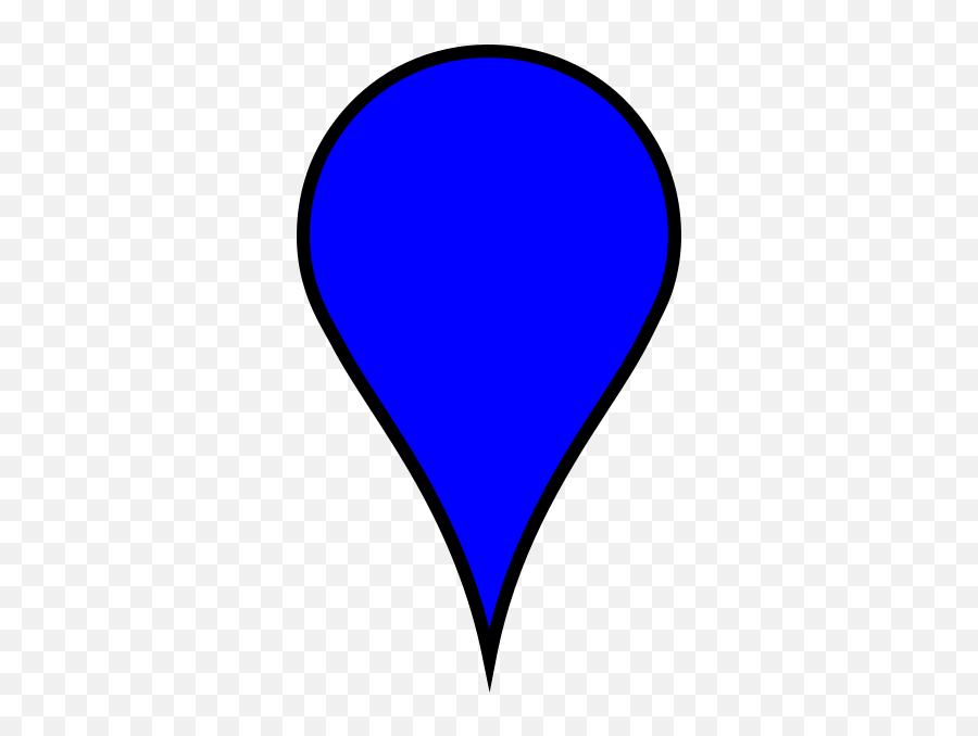 Google Maps Icon - Blue Clip Art At Clkercom Vector Clip Emoji,Google Maps Icon Png