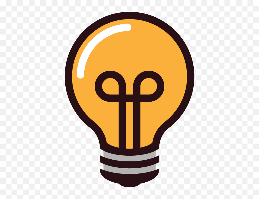 Light Bulb Logo Download - Light Bulb Logo Transparent Emoji,Light Logo