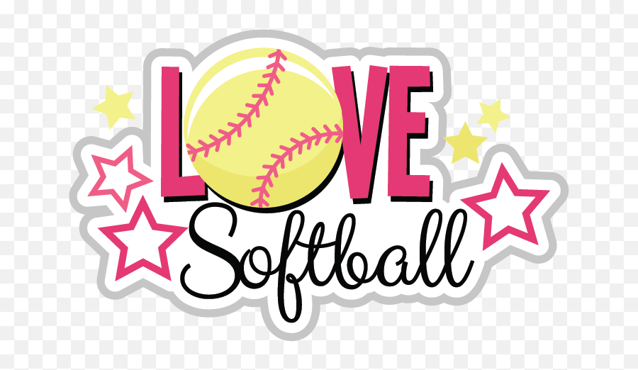 Love Softball - Love Softball Emoji,Softball Clipart
