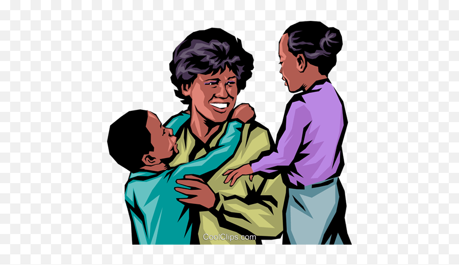 Afro - One Parent Family Clipart Emoji,Afro Clipart