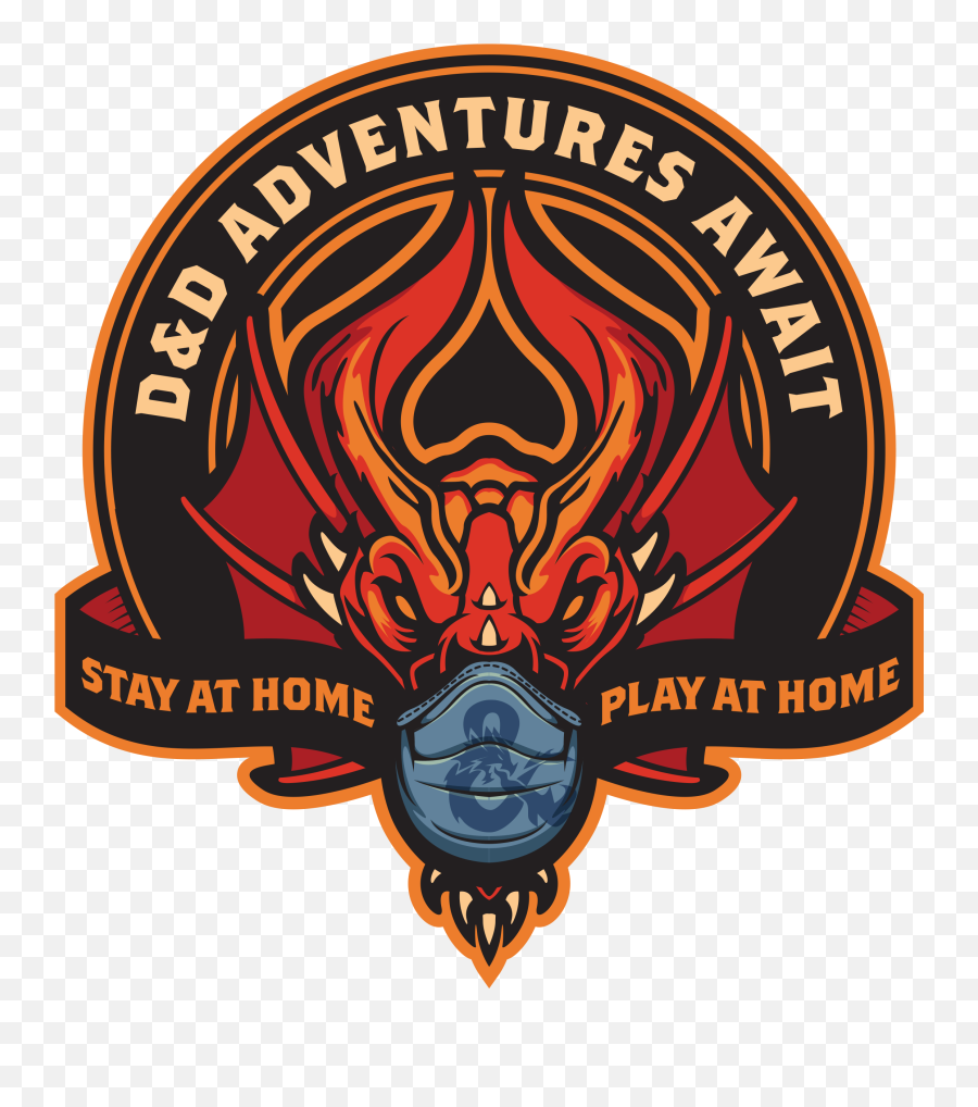 Wizards Of The Coasts At Home - Covid Emoji,Dnd Logo