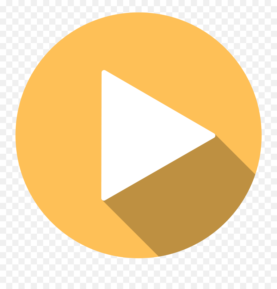 Play Button Png Orange - Yellow Play Button Png Emoji,Play Button Png