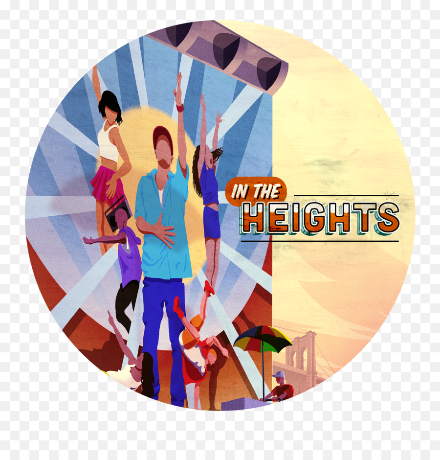 In The Heights Broadway At Music Circus At Broadway At - Heights Clipart Emoji,Hamilton Musical Logo