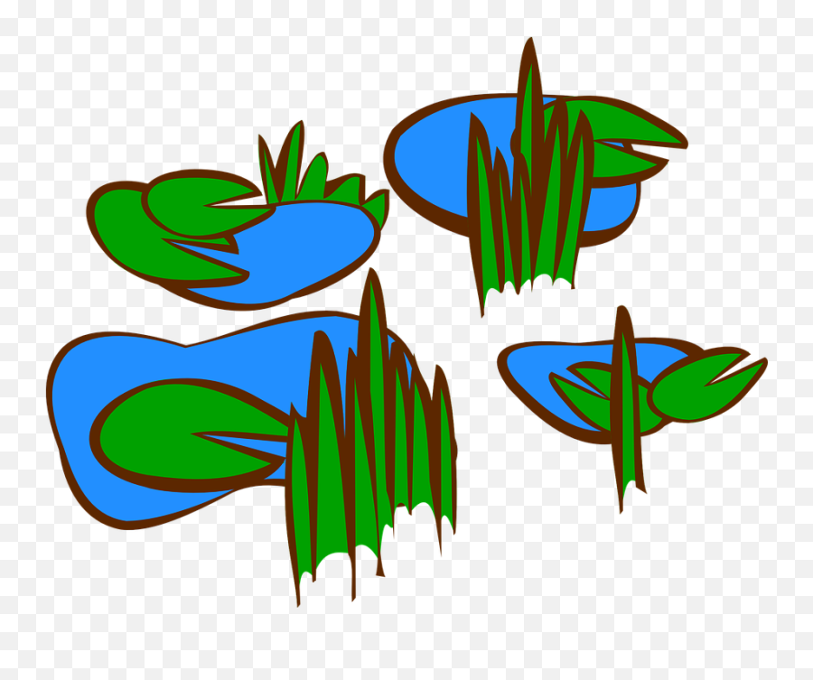 Free Photo Lily Pads Marsh Plants Water - Clipart Swamp Emoji,Lily Pad Clipart