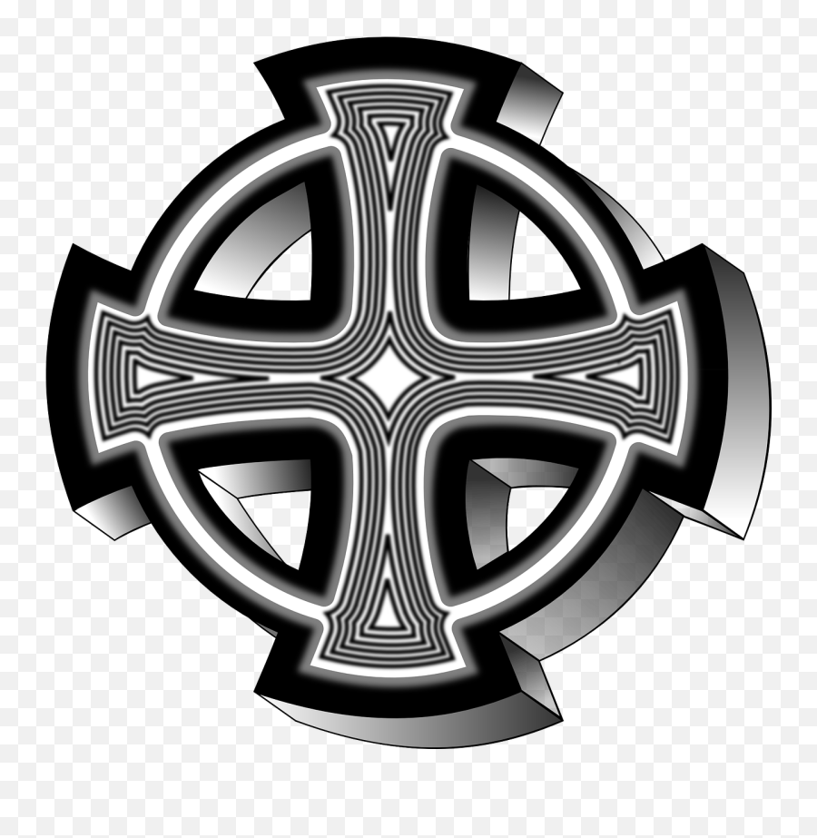 Celtic Cross Symbol - Celtic Cross Emoji,Celtic Cross Png