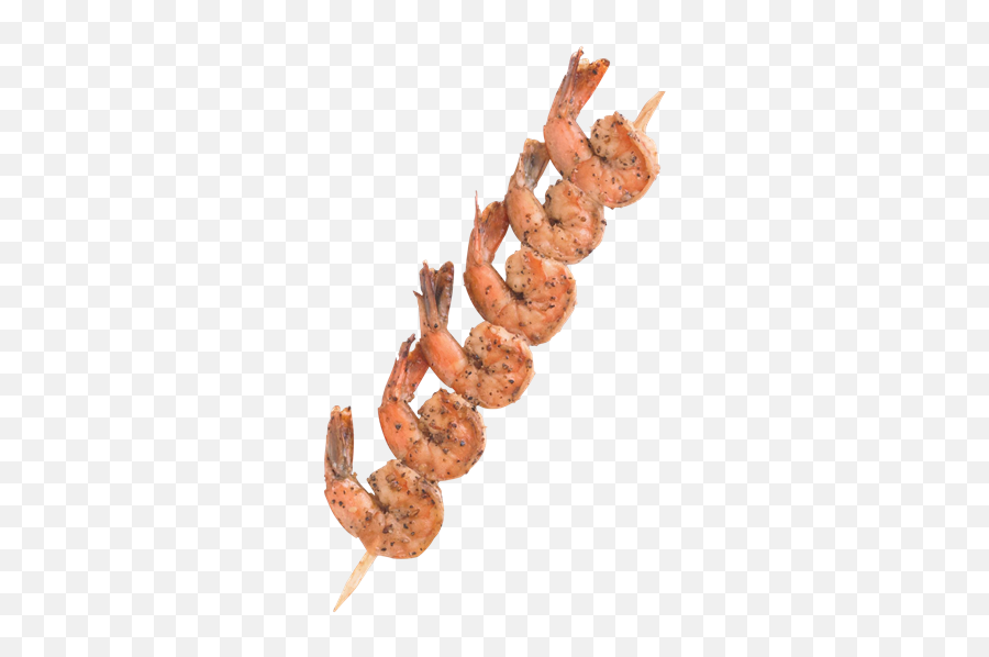 Natural Cooked Shrimp Skewers 3 Oz - 3oz Shrimp Emoji,Shrimp Png