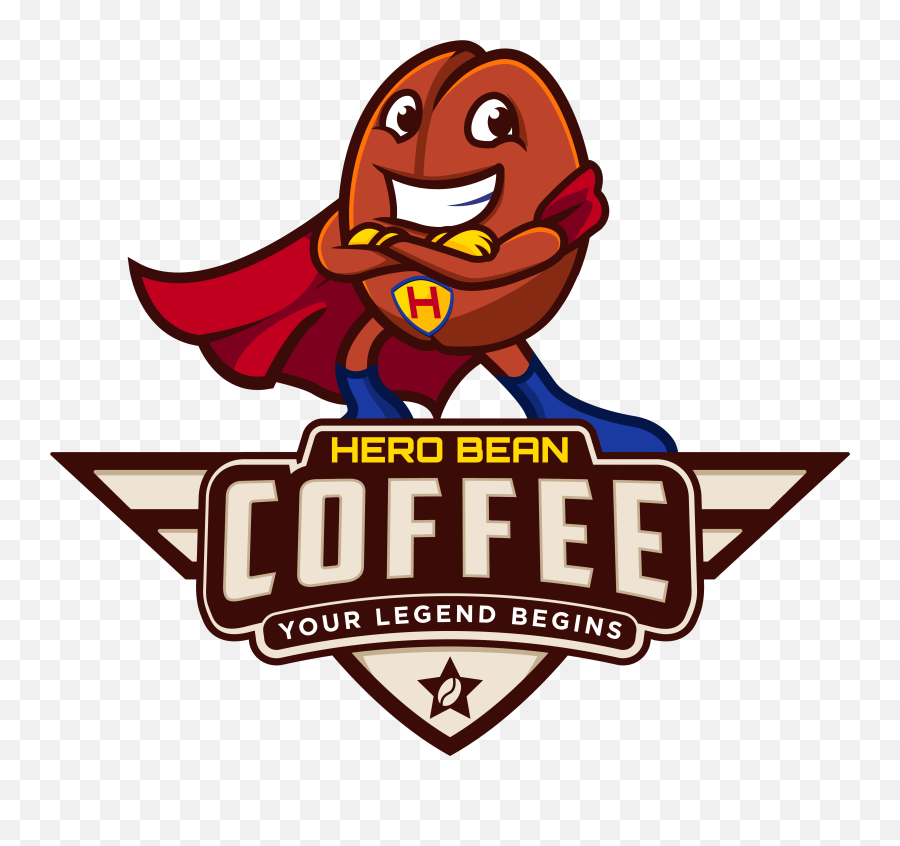 Buy The Best Gourmet Hero Coffee Beans Freshly Roasted In - Coffee Bean Hero Emoji,Coffee Bean Logo