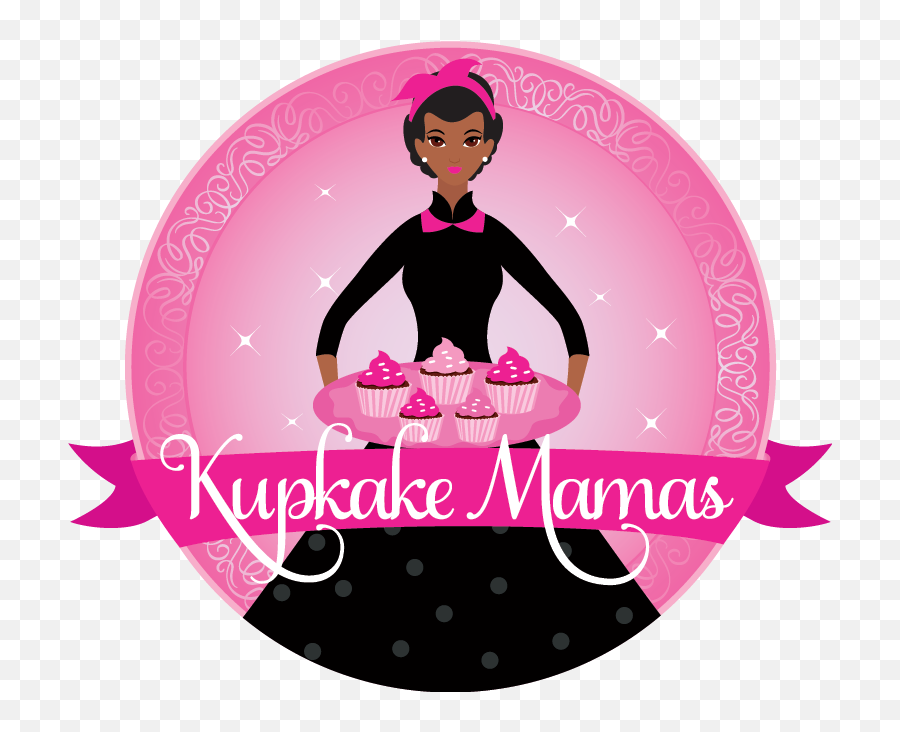 Cute And Girly Custom Bakery Character - For Women Emoji,Character Logo