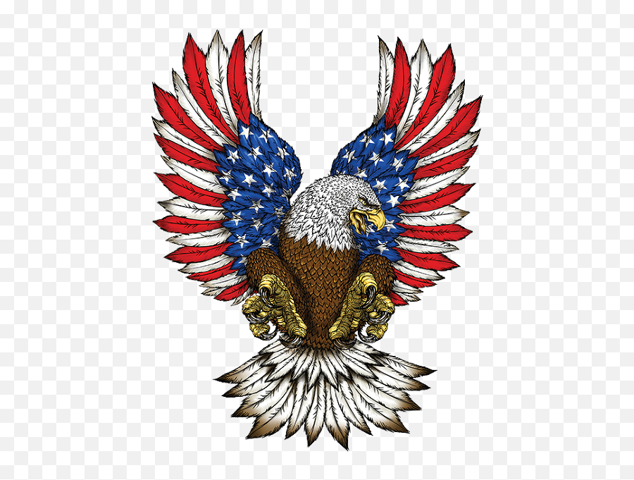 American Flag 4th Of July Eagle Usa - American Emoji,Eagle Png