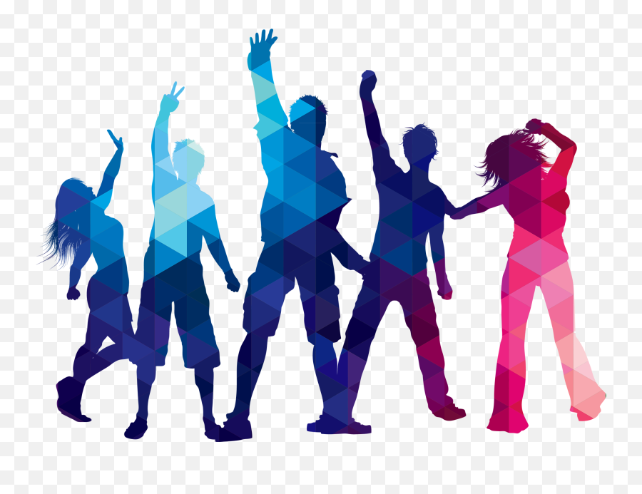 Group Dance Silhouette Png - Group Dancing Clipart Png Emoji,Dance Silhouettes Clipart