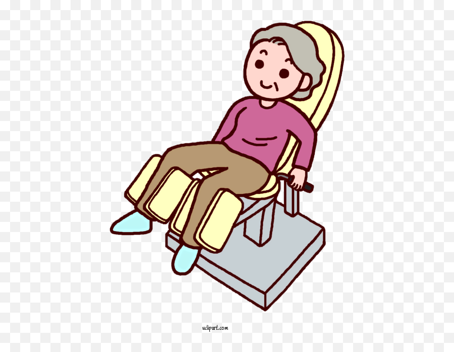 People Cartoon Health Care Character For Elderly - Elderly Emoji,Transparent People