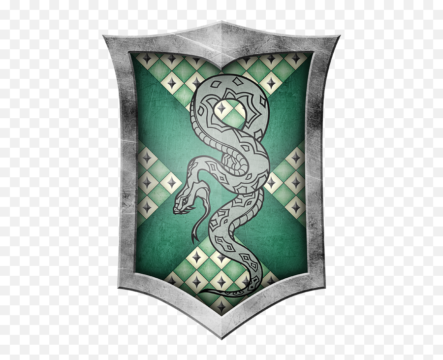 Hogwarts Crests - Chamber Of Secrets Slytherin House Crest Png Emoji,Slytherin Logo