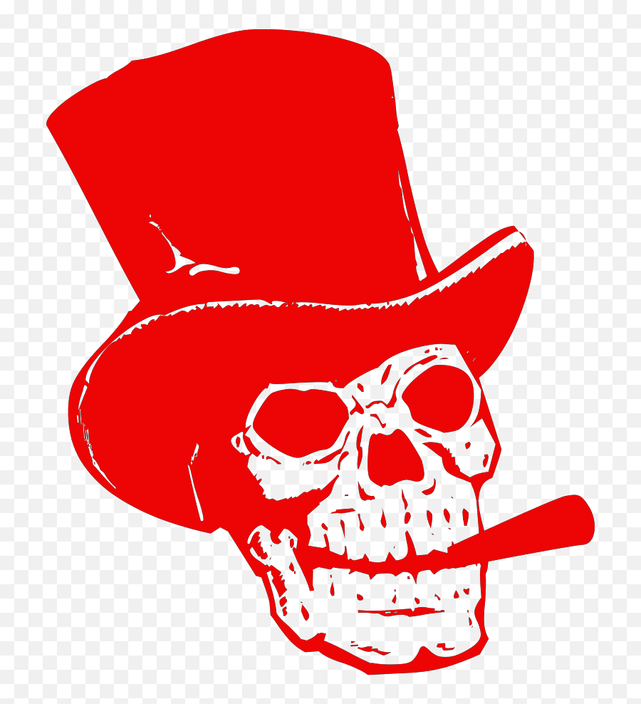 Fancy Skull Svg Vector Fancy Skull Clip Art - Svg Clipart Emoji,Cigar Clipart Black And White