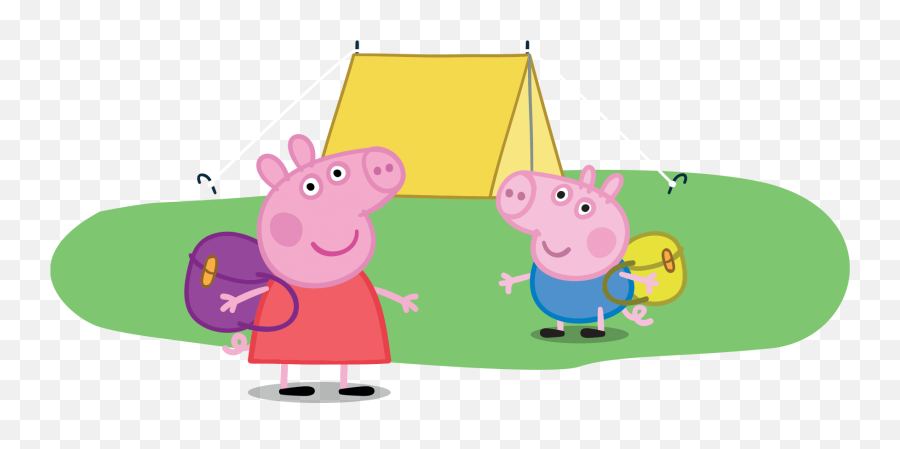 Peppa Pig Ronnies Awesome List - Peppa Pig Camping Png Emoji,Peppa Pig Png