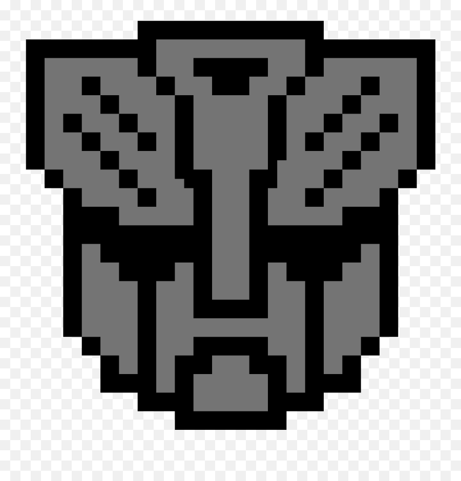 Minecraft Transformer Pixel Art - Autobots Logo Pixel Emoji,Autobot Logo