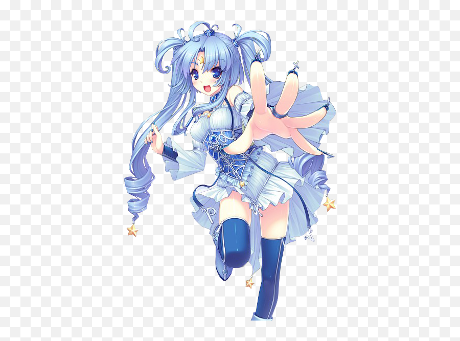 Anime Girl Xd - Rosewinton3055 Photo 37652967 Fanpop Blue Anime Girl Png Emoji,Anime Girl Transparent