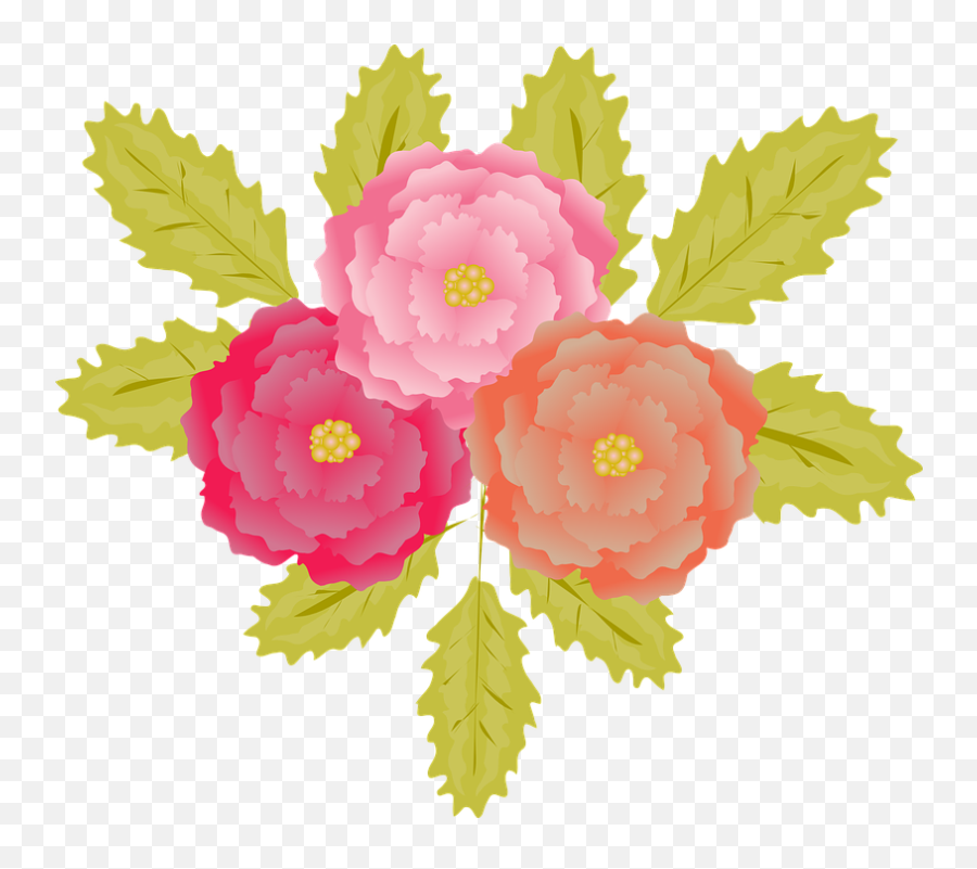 Roses Illustration Peonies - Free Vector Graphic On Pixabay Emoji,Peonies Clipart