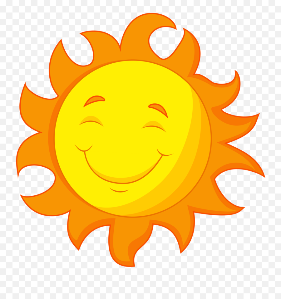 Sol Lua Nuvem E Etc - Sol Amarelo E Laranja 1013x1024 Emoji,Sol Clipart