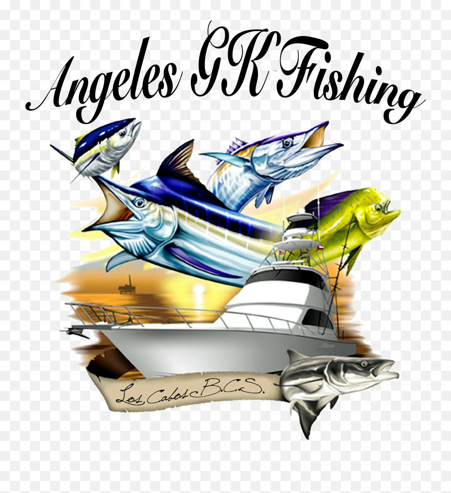 Angeles Gk Fishing Charter San Jose Del Cabo Emoji,Fish Logo Design