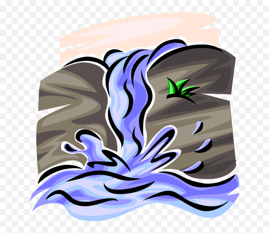 Waterfall Clipart Png - Illustration Emoji,Waterfall Clipart