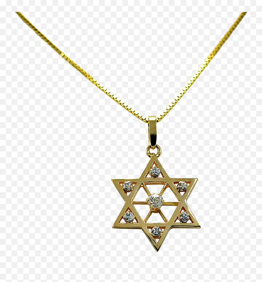 Star Of David Necklace Clipart - Image 11 Star Of David Necklace Transparent Png Emoji,Necklace Clipart