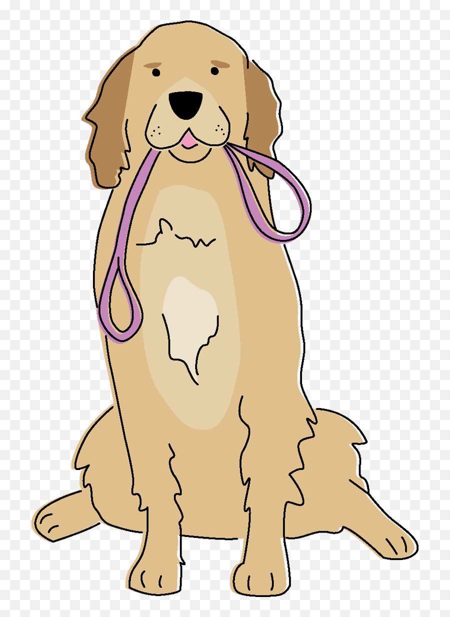 Pet Clipart One Dog - Golden Retriever Transparent Cartoon Golden Retriever Cartoon Png Face Emoji,Pet Clipart