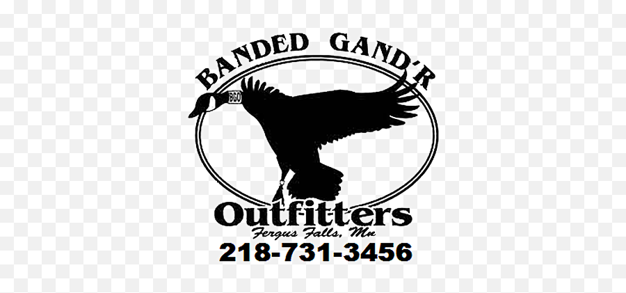 Banded Gandr Outfitters Logo - Goose Hunting Guide Services Logos Emoji,Hunting Logo