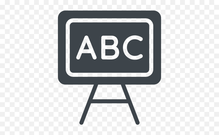 Abc Chalkboard Flat Icon - Transparent Png U0026 Svg Vector File Icone Abc Png Emoji,Chalkboard Png