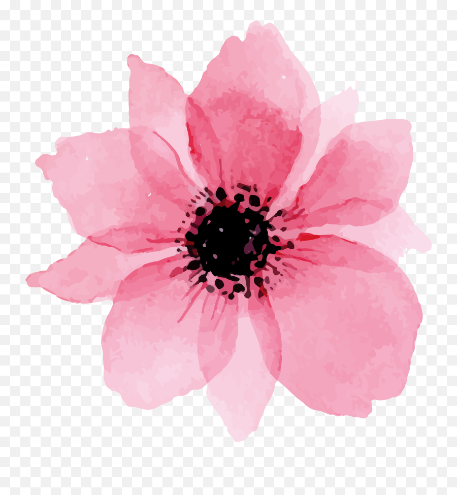 Free Transparent Drawing Hands Ai Png - Vector Pink Watercolor Flowers Emoji,Flower Png