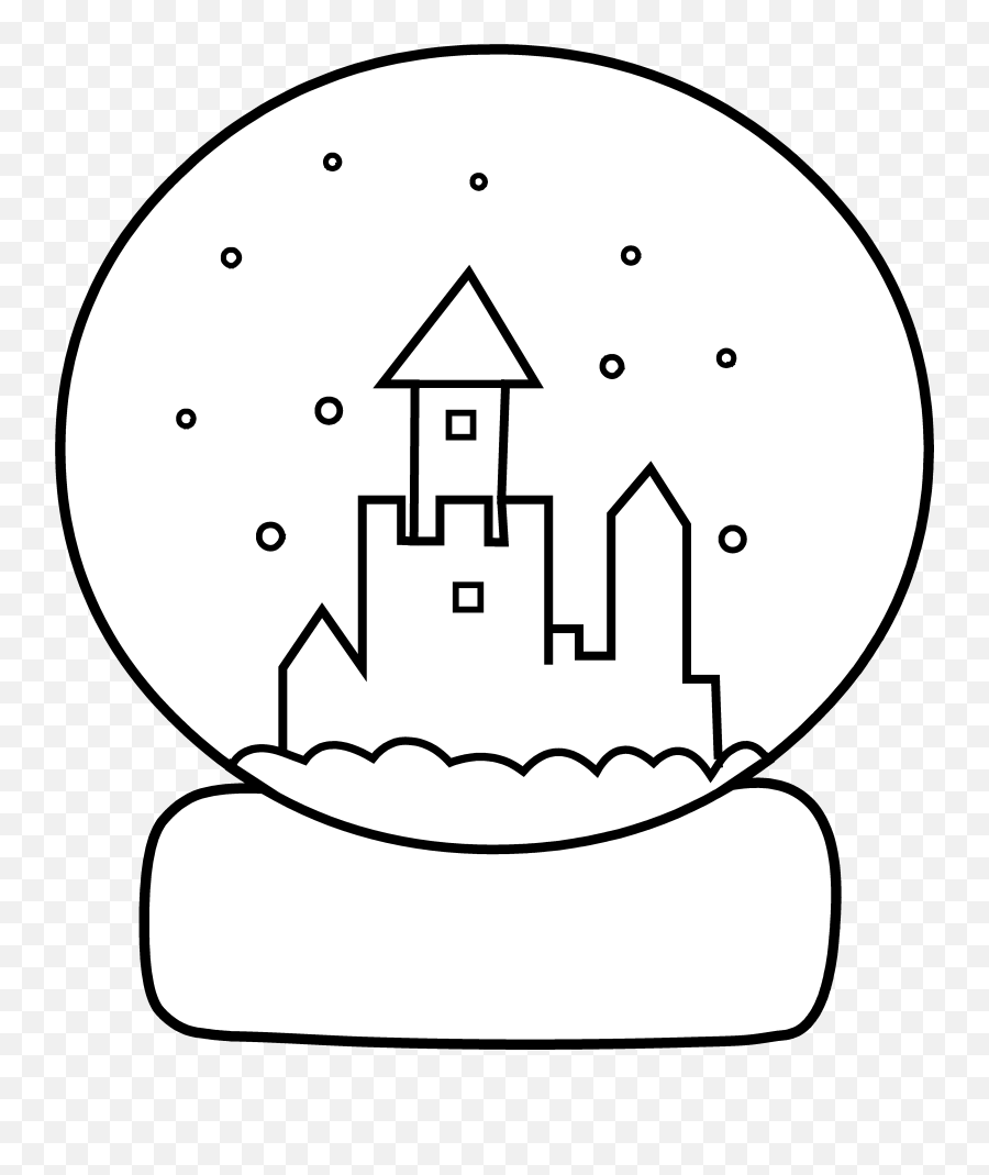 Free Globe Line Art Download Free Clip Art Free Clip Art - City Snow Globe Coloring Page Emoji,Globe Clipart Black And White