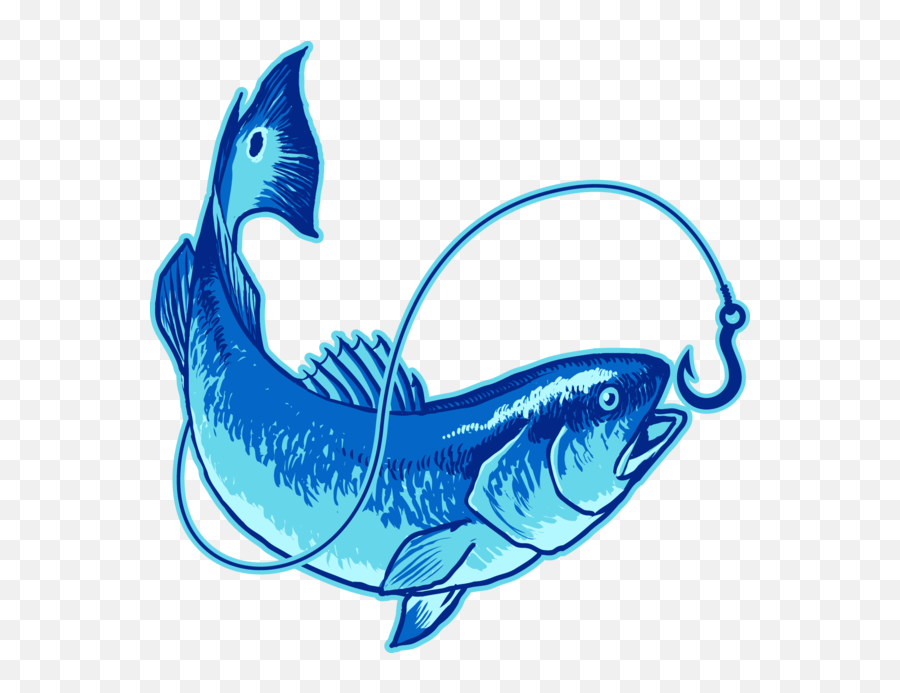 Fishing Electric Blue Bony Fish Fish - Fish Emoji,Fishing Clipart