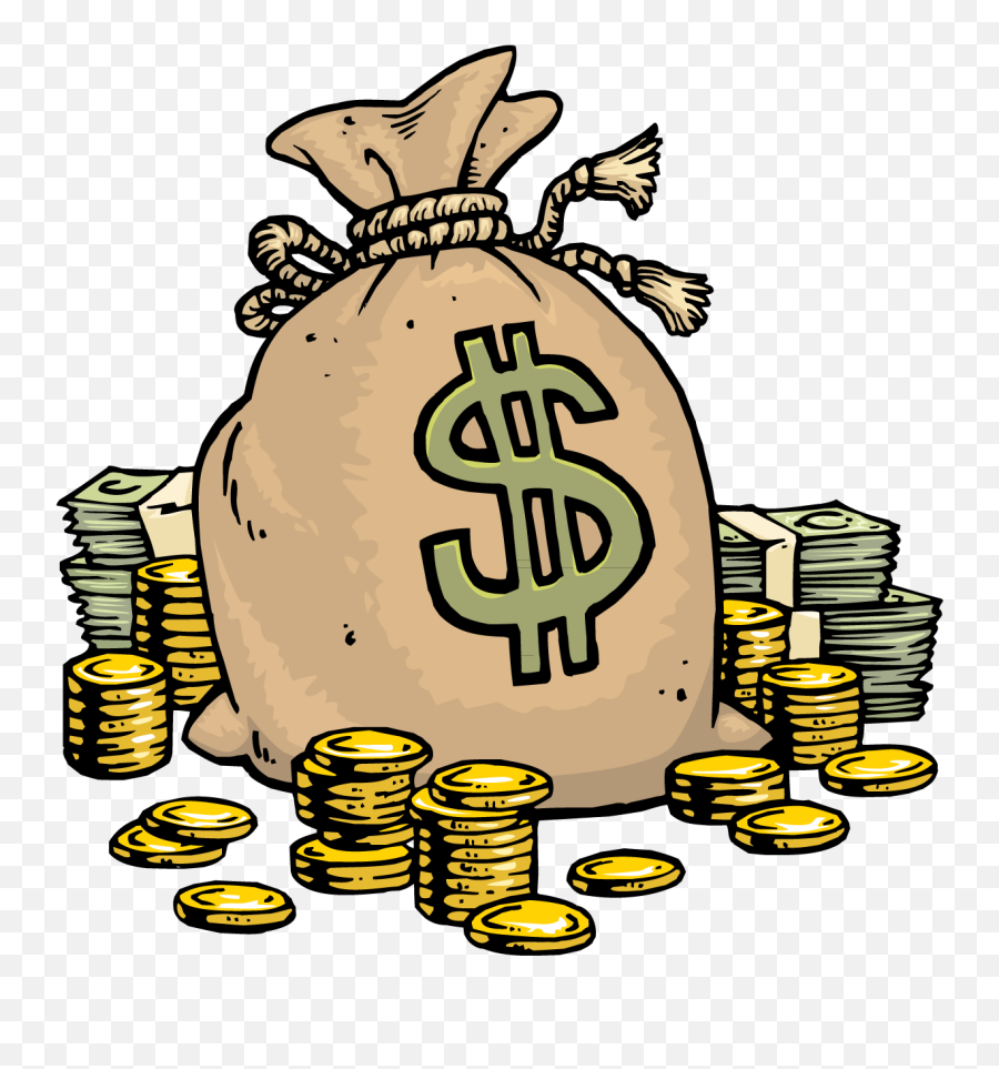 Download Money Cartoon Bag Png Download - Cartoon Transparent Background Money Bag Emoji,Bag Of Money Png