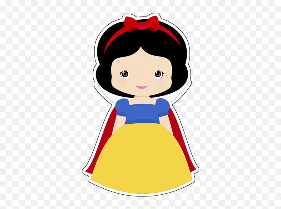 Snow White Clipart Cute Doll - Snow White Clipart Png Emoji,Snow White Clipart