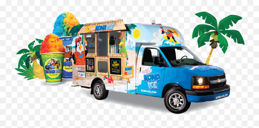 Kona Ice - Fort Wayne North Food Trucks In Fort Wayne In Kona Ice Truck Png Emoji,Food Truck Png