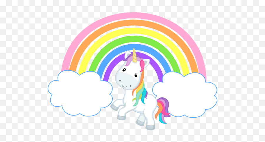 Svg Unicorn Rainbow - Rainbows Clouds And Unicorns Clipart Transparent Rainbow Unicorn Png Emoji,Unicorn Clipart