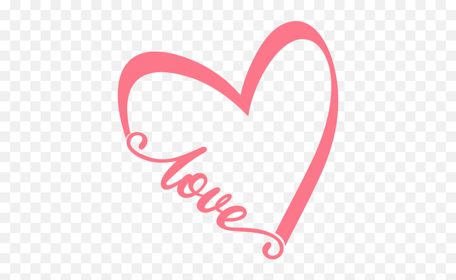 Love Heart Svg Cut File - Love Heart Clipart Emoji,Heart Logo Brand